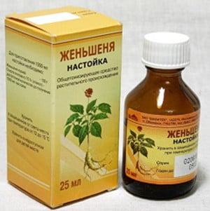 Настойка женьшеня Настойка женьшеня