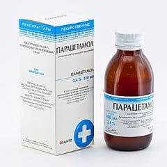 Ацетаминофен в виде сиропа
